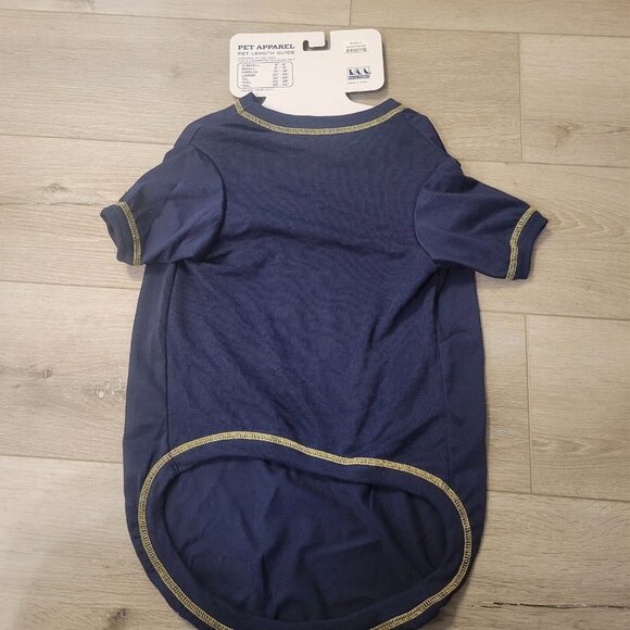 Michigan Wolverines Pet Tee Shirt Collegiate College Blue Gold Extra Large XL - Picture 4 of 5